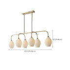 Suspension géométrique en métal pour îlot de cuisine