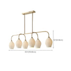 Suspension géométrique en métal pour îlot de cuisine