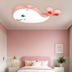 Plafonnier LED encastré pour chambre d'enfant avec motif dauphin