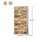 Armoire à chaussures pliable en plastique glamour avec couvercle transparent