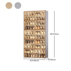 Armoire à chaussures pliable en plastique glamour avec couvercle transparent