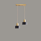 Suspension cylindrique moderne en marbre pour îlot de cuisine