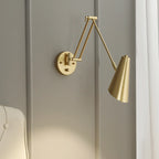 Applique murale intérieure à bras articulé avec lumière naturelle pour la décoration de chambre