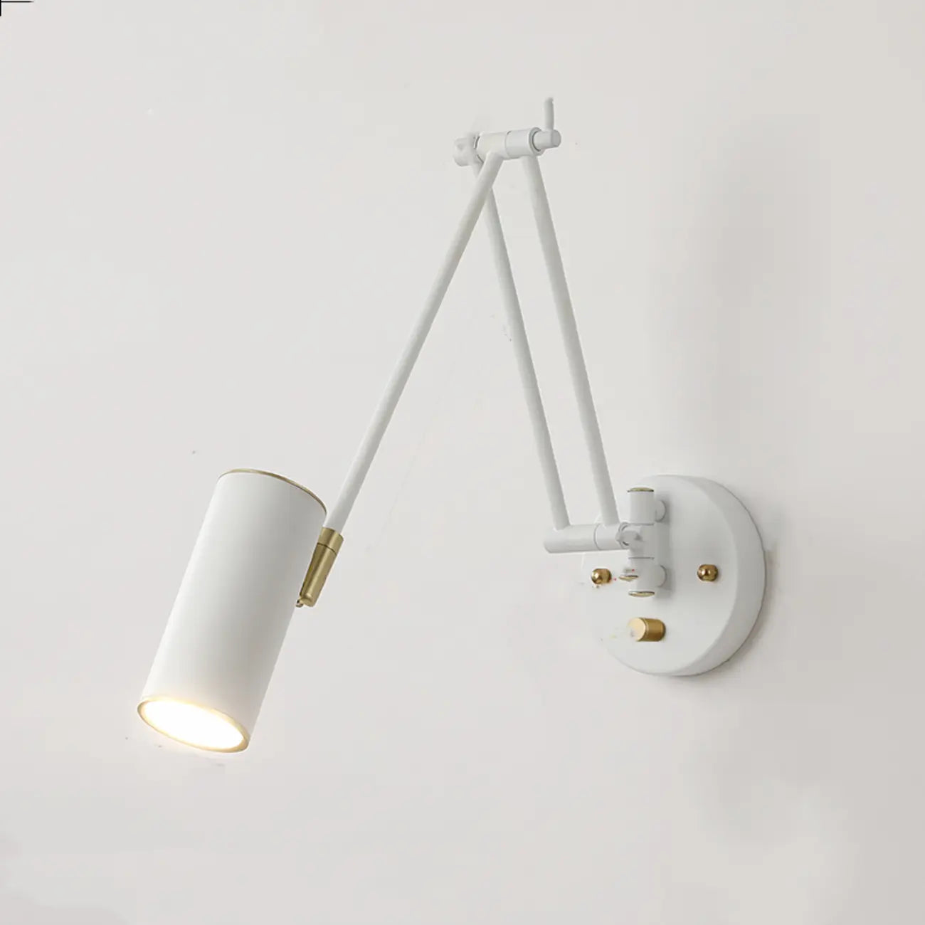 Applique murale intérieure à bras articulé avec lumière naturelle pour la décoration de chambre