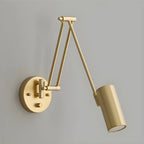 Applique murale intérieure à bras articulé avec lumière naturelle pour la décoration de chambre
