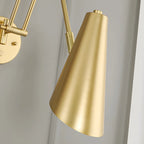 Applique murale intérieure à bras articulé avec lumière naturelle pour la décoration de chambre