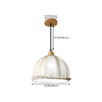 Suspension moderne à plusieurs lampes, design réglable en forme de dôme, avec finitions en bois, idéale pour la salle à manger.