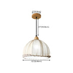 Suspension moderne à plusieurs lampes, design réglable en forme de dôme, avec finitions en bois, idéale pour la salle à manger.