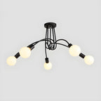 Plafonnier LED semi-encastré linéaire industriel Sputnik