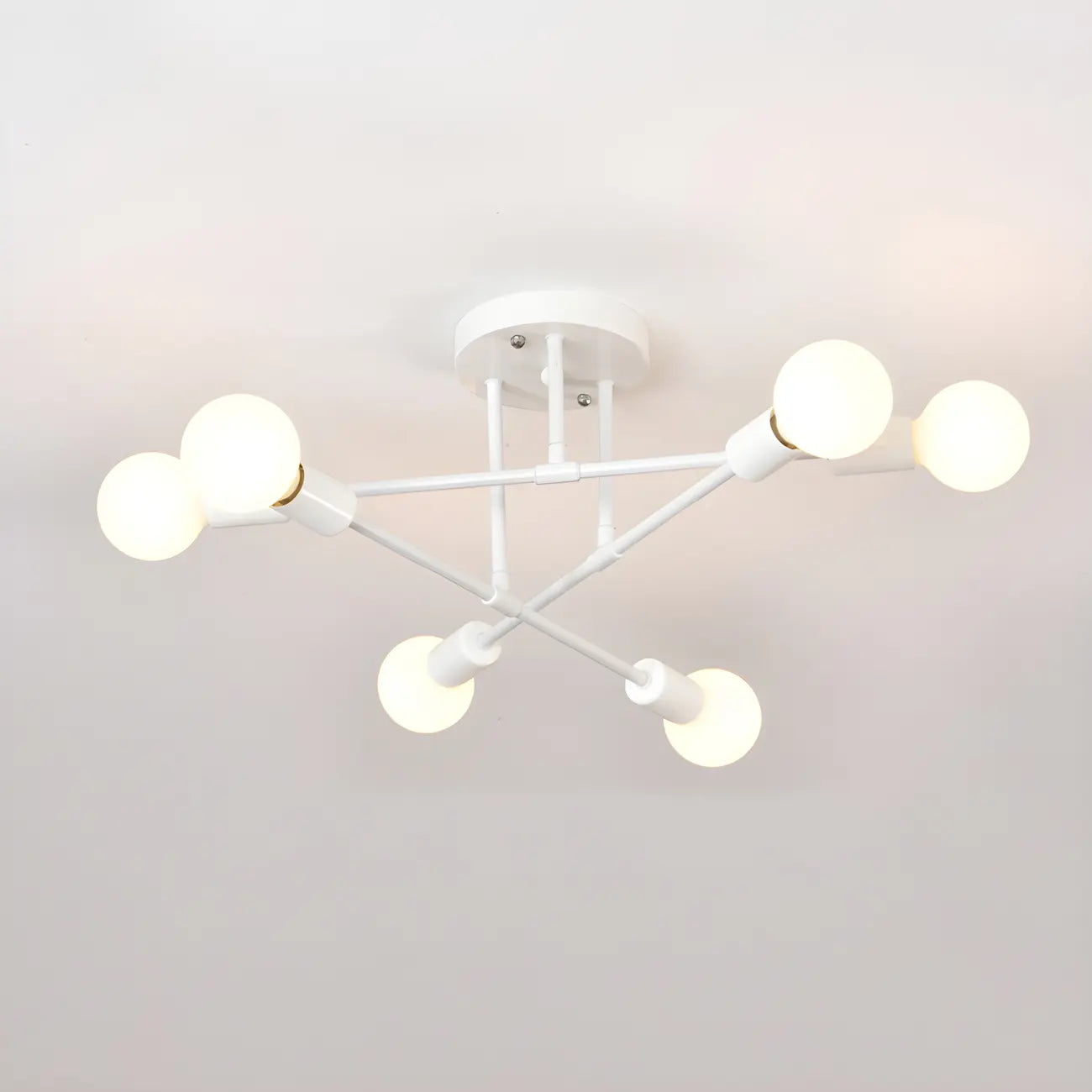 Plafonnier LED semi-encastré linéaire industriel Sputnik