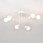 Plafonnier LED semi-encastré linéaire industriel Sputnik