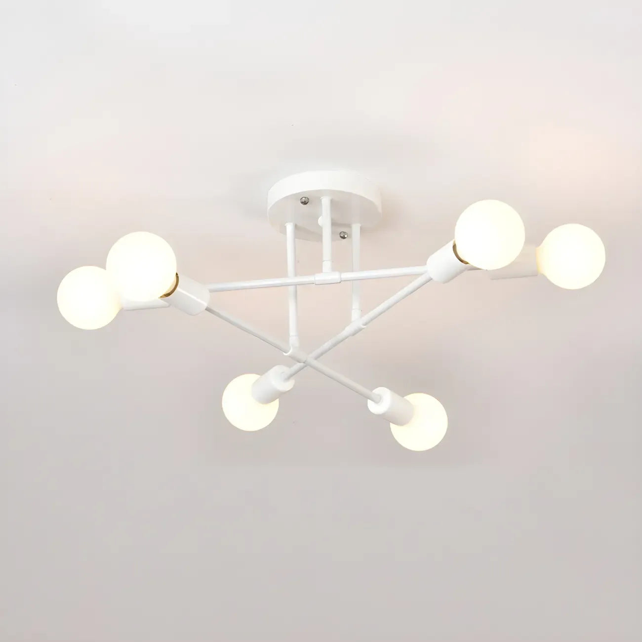 Plafonnier LED semi-encastré linéaire industriel Sputnik