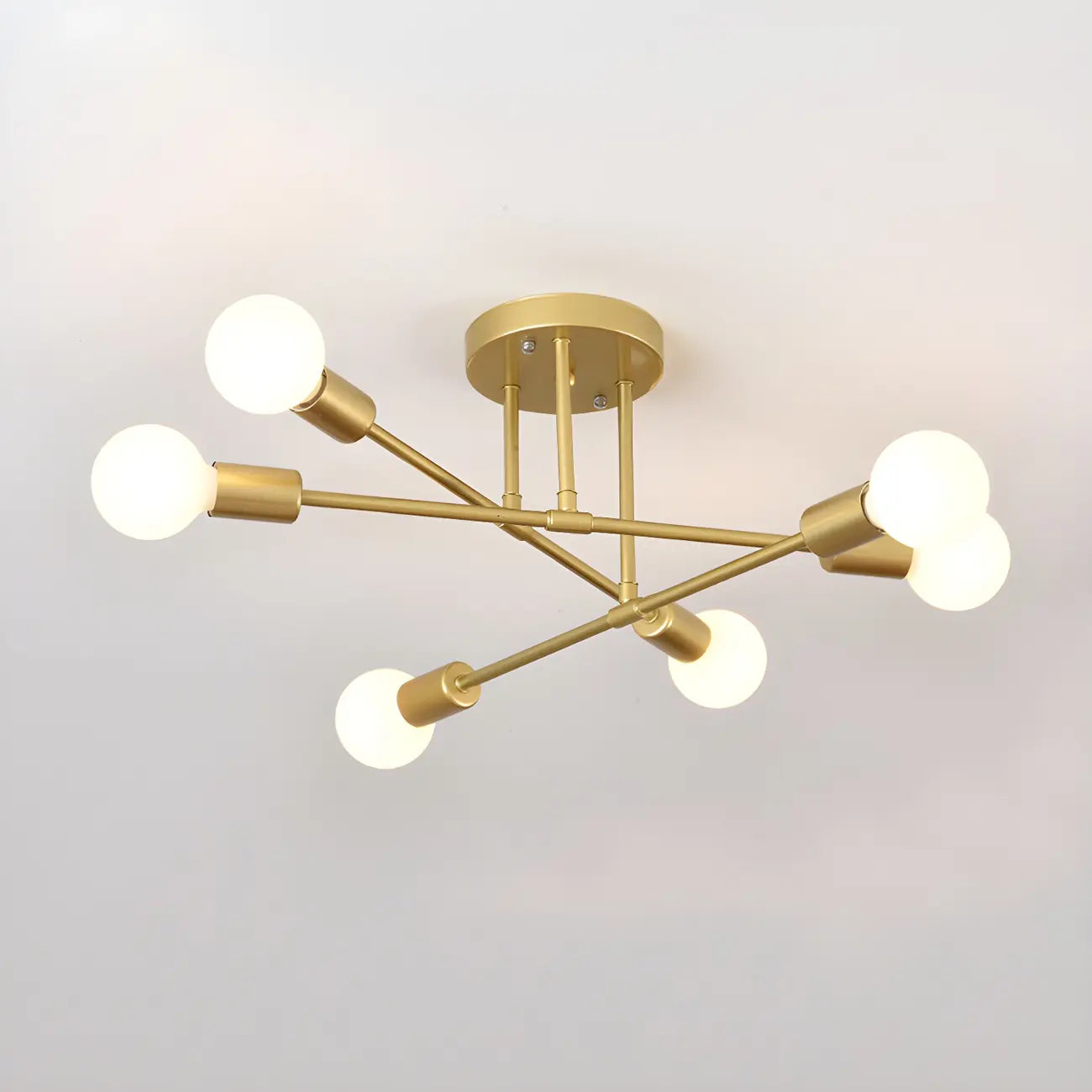 Plafonnier LED semi-encastré linéaire industriel Sputnik