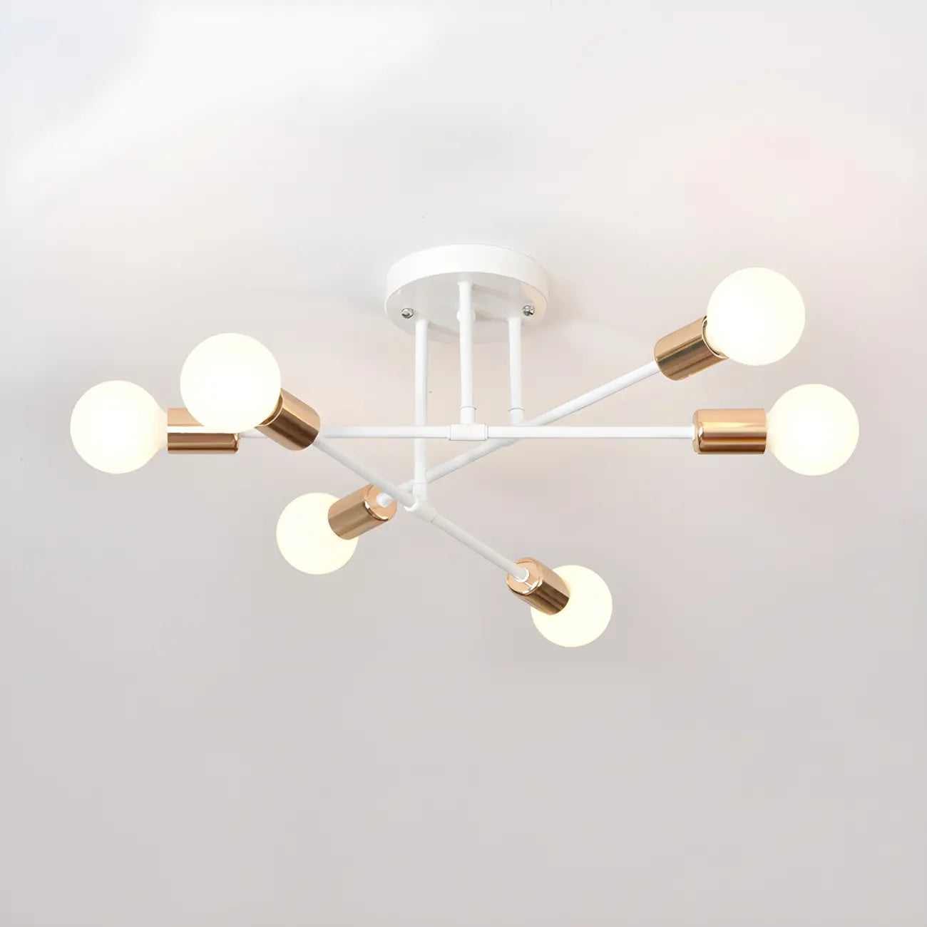Plafonnier LED semi-encastré linéaire industriel Sputnik