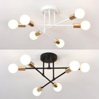 Plafonnier LED semi-encastré linéaire industriel Sputnik