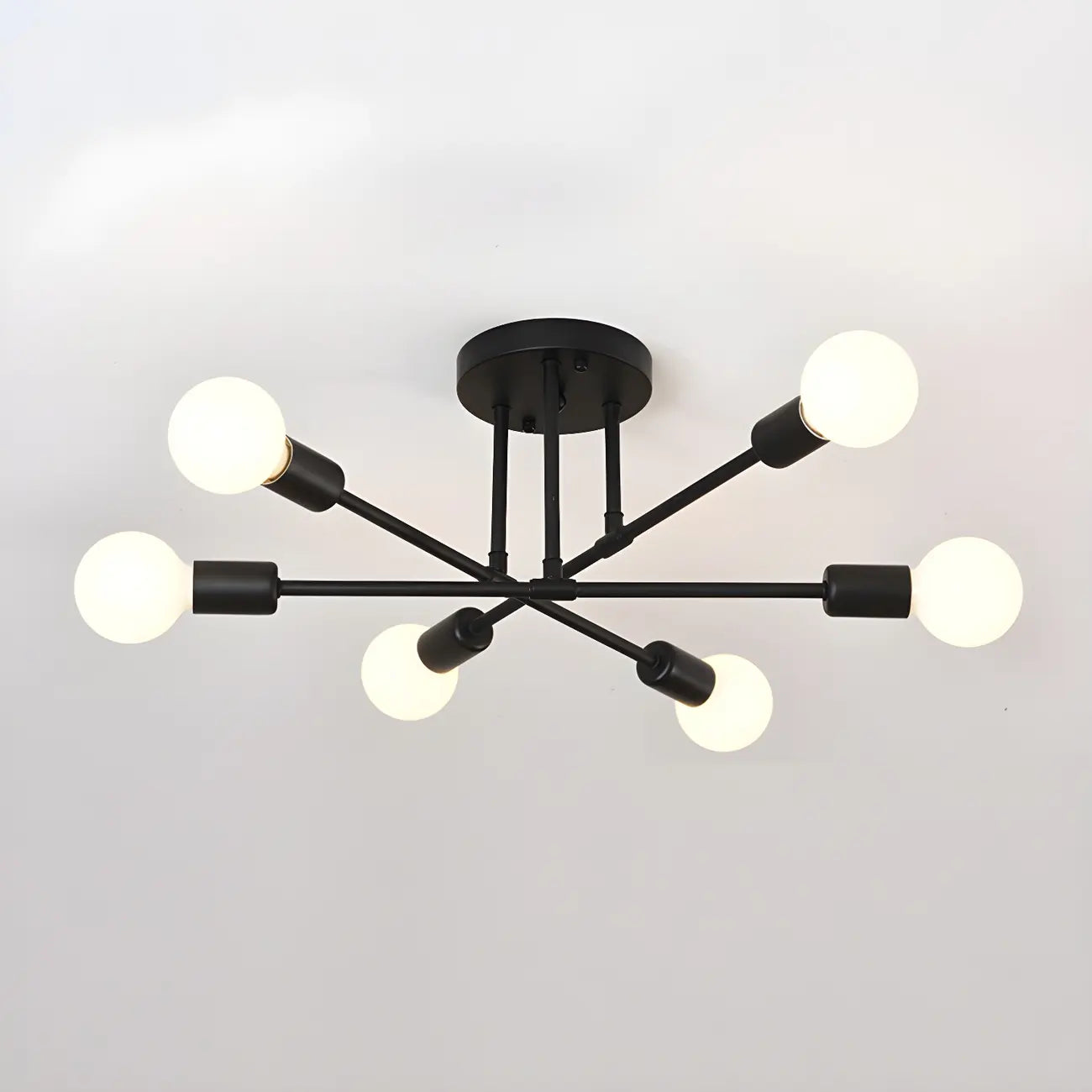 Plafonnier LED semi-encastré linéaire industriel Sputnik