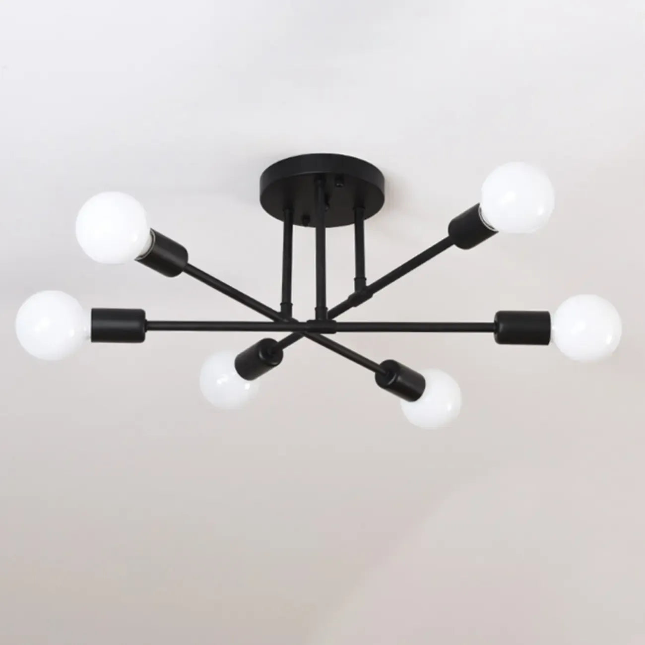 Plafonnier LED semi-encastré linéaire industriel Sputnik