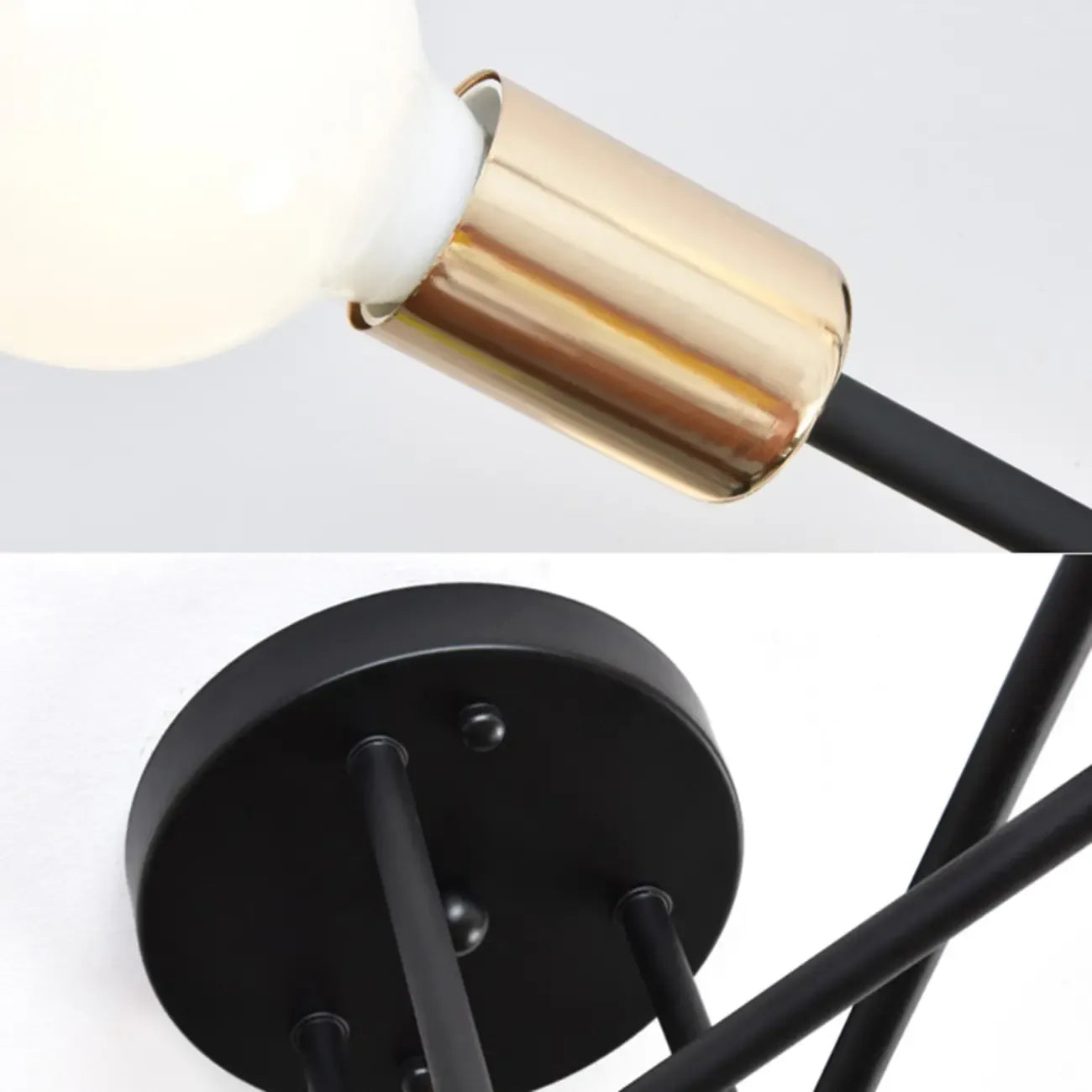 Plafonnier LED semi-encastré linéaire industriel Sputnik