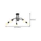Plafonnier LED semi-encastré linéaire industriel Sputnik