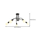 Plafonnier LED semi-encastré linéaire industriel Sputnik