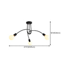 Plafonnier LED semi-encastré linéaire industriel Sputnik
