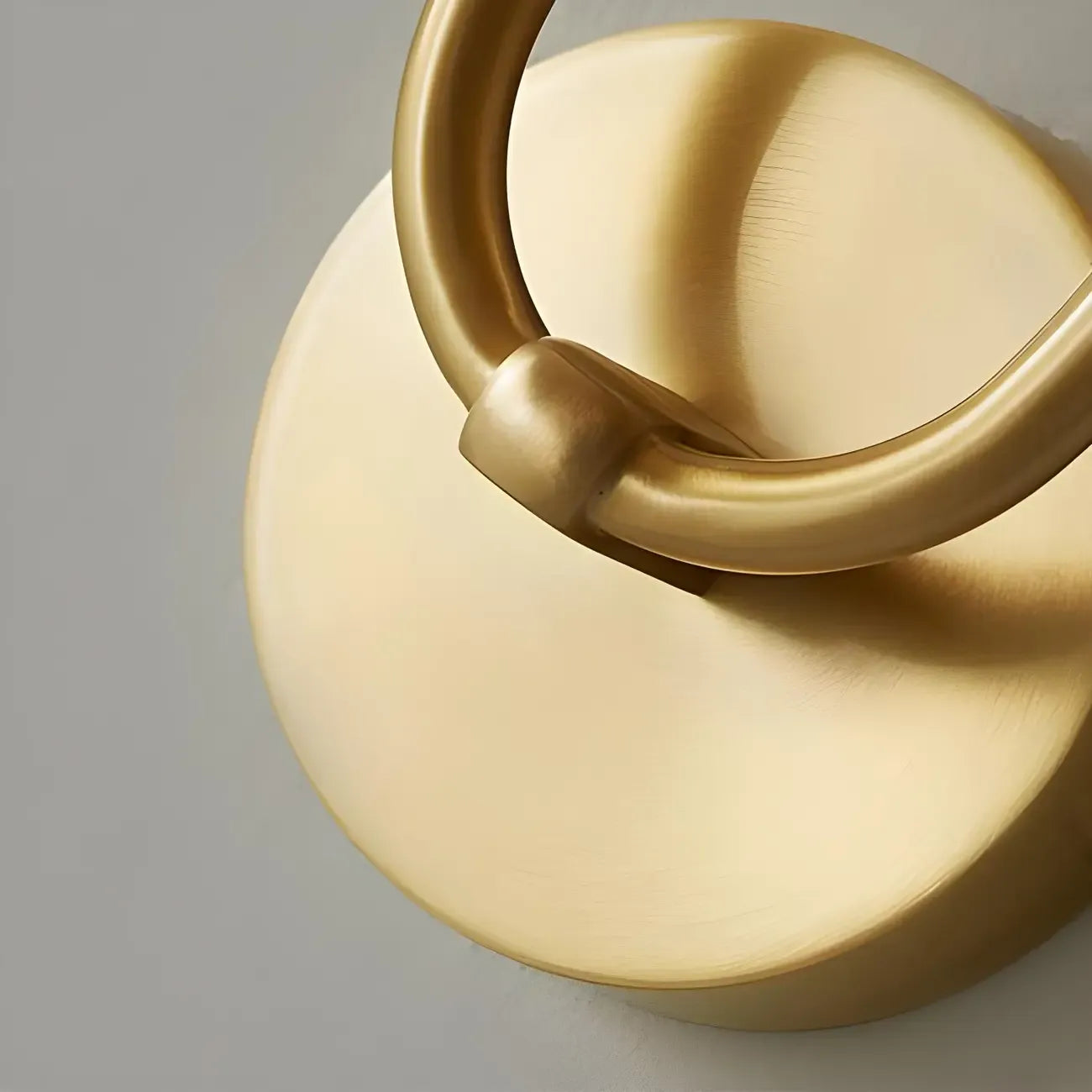 Applique murale cylindrique moderne à 2 lumières couleur cuivre pour salon