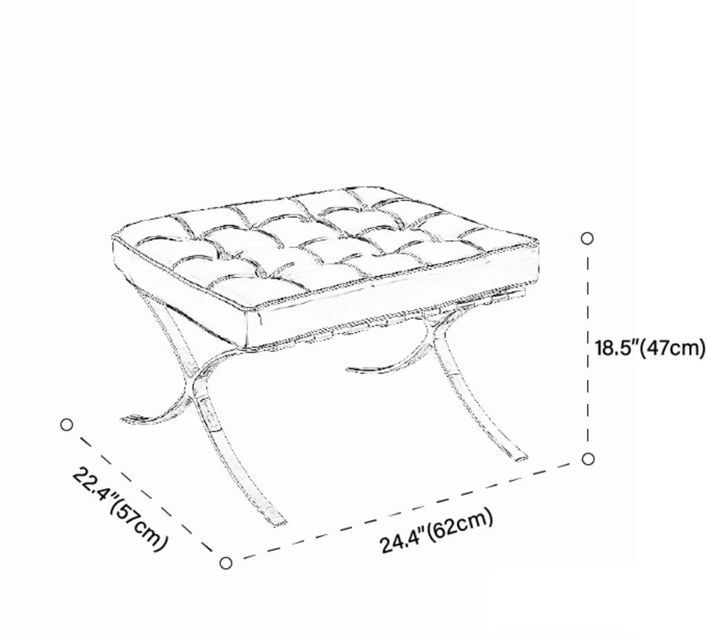 Fauteuil relax en cuir style moderne du milieu du siècle