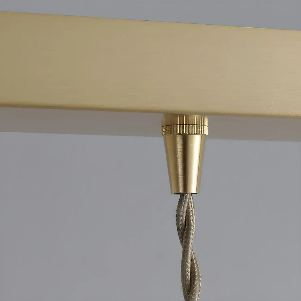 Suspension moderne à 3 lumières en verre, style dôme de grange, pour îlot de cuisine