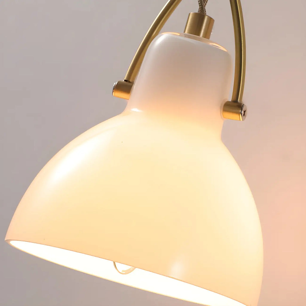 Suspension moderne à 3 lumières en verre, style dôme de grange, pour îlot de cuisine