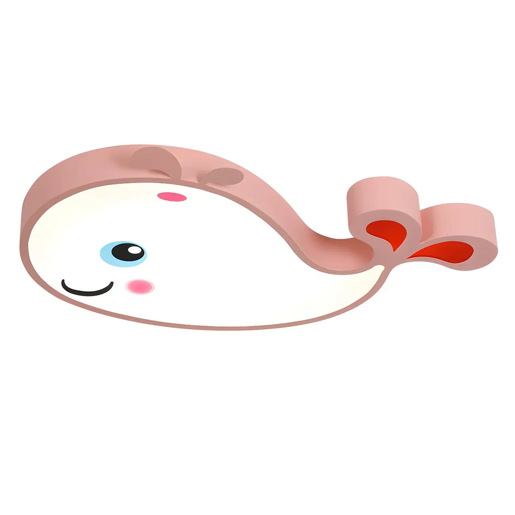 Plafonnier LED encastré pour chambre d'enfant avec motif dauphin
