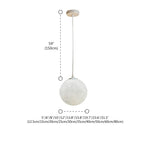Suspension lumineuse 3D en forme de lune à intensité variable pour une décoration de chevet moderne