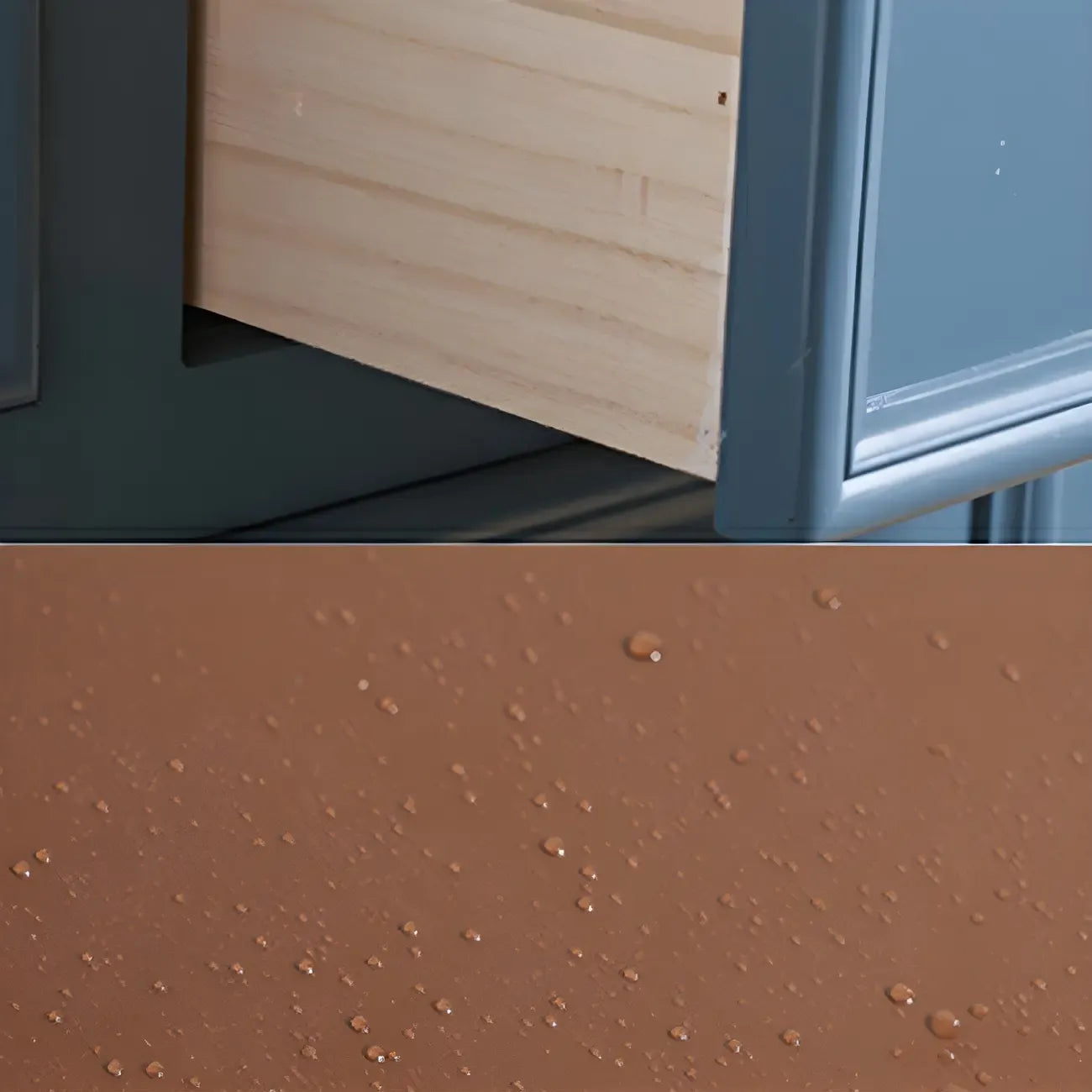 Coffres de rangement élégants et classiques en bois laqué blanc et marron