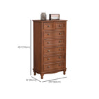 Commode classique en bois ivoire avec pieds boule et tiroirs