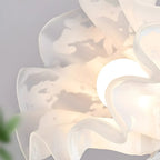 Élégante mini lampe LED semi-encastrée en forme de fleur pour intérieur