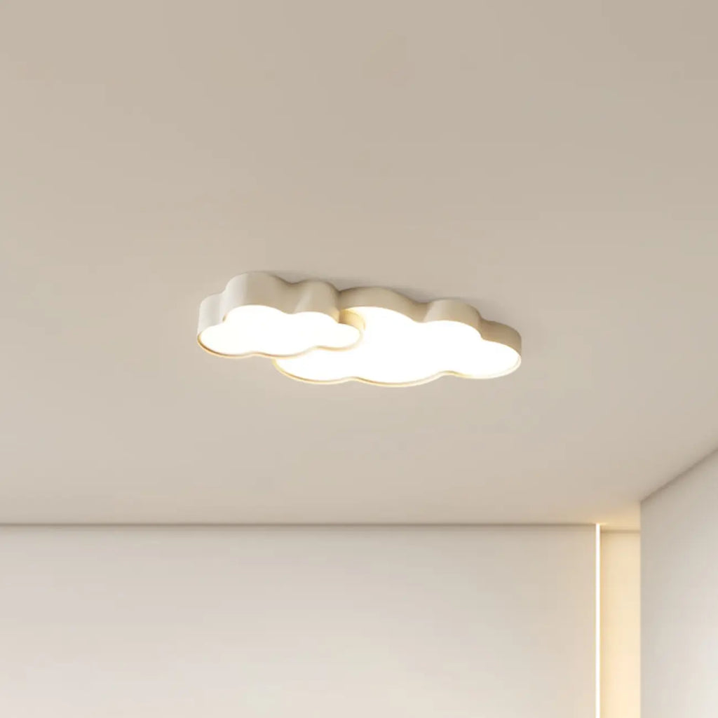 Plafonnier LED nuage à intensité variable de 21,5 W pour une ambiance de chambre