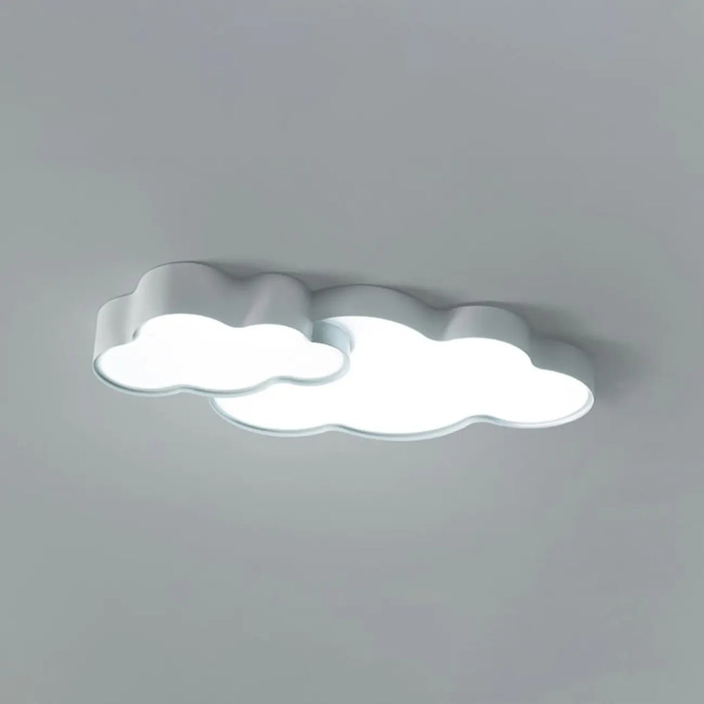 Plafonnier LED nuage à intensité variable de 21,5 W pour une ambiance de chambre