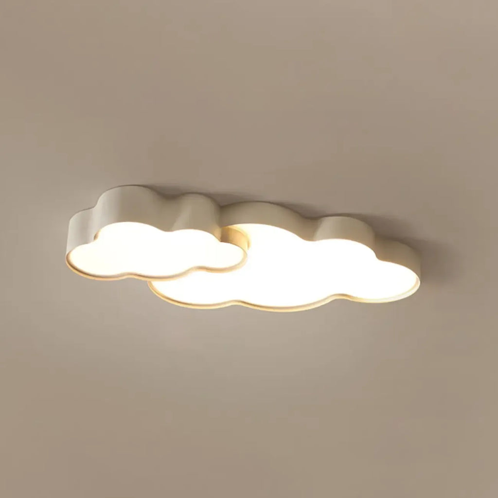 Plafonnier LED nuage à intensité variable de 21,5 W pour une ambiance de chambre