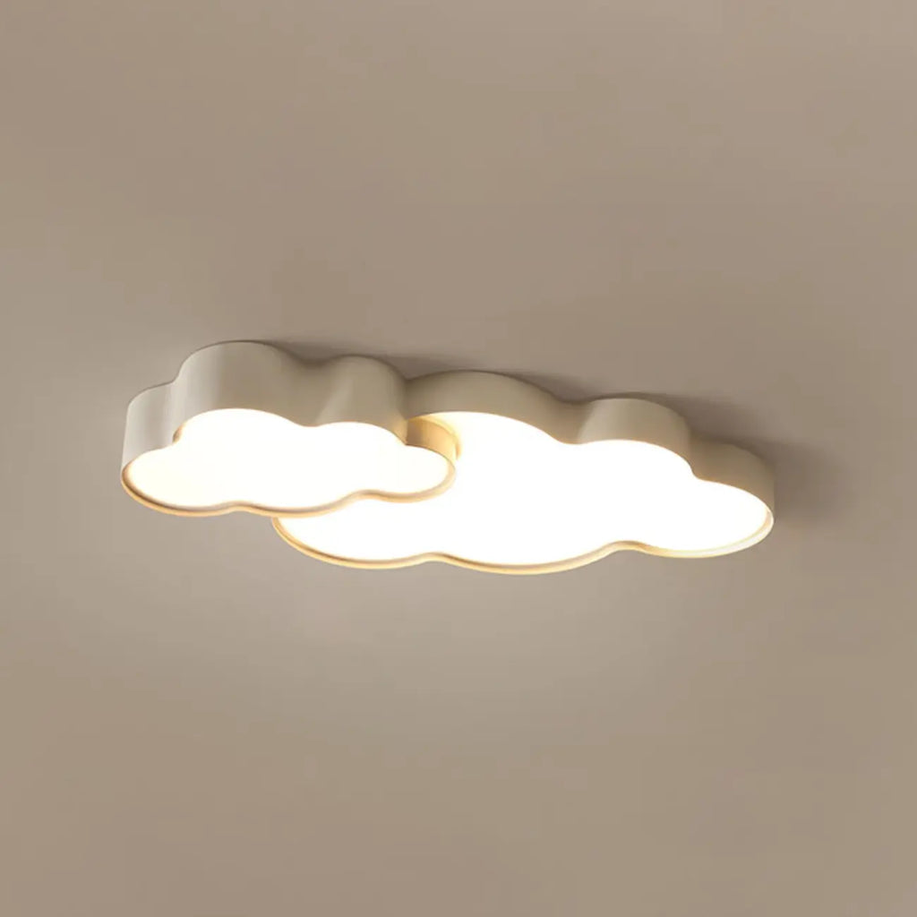 Plafonnier LED nuage à intensité variable de 21,5 W pour une ambiance de chambre