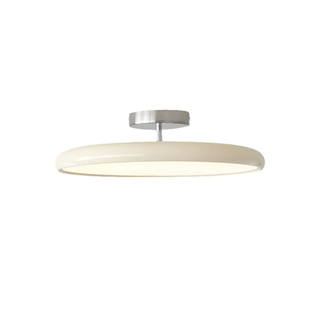Plafonnier LED semi-encastré moderne à intensité variable pour chambre à coucher