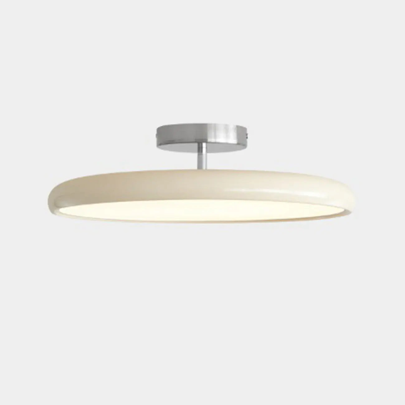 Plafonnier LED semi-encastré moderne à intensité variable pour chambre à coucher