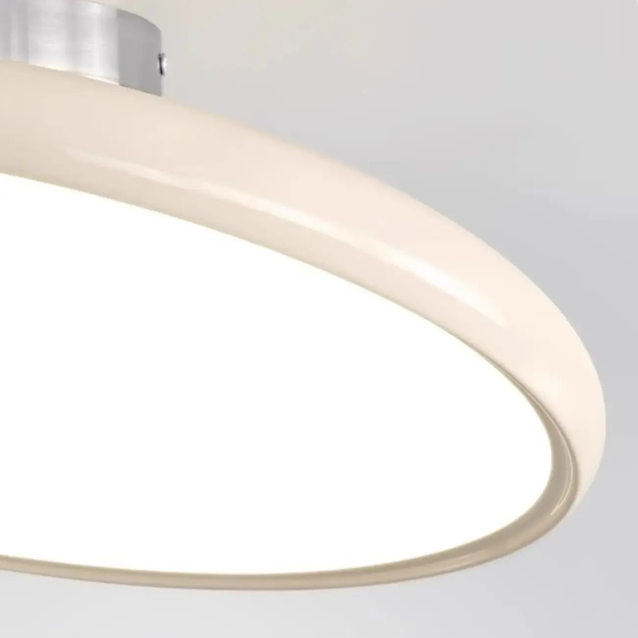 Plafonnier LED semi-encastré moderne à intensité variable pour chambre à coucher