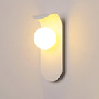Applique murale minimaliste LED G9, base noire, pour chambre à coucher