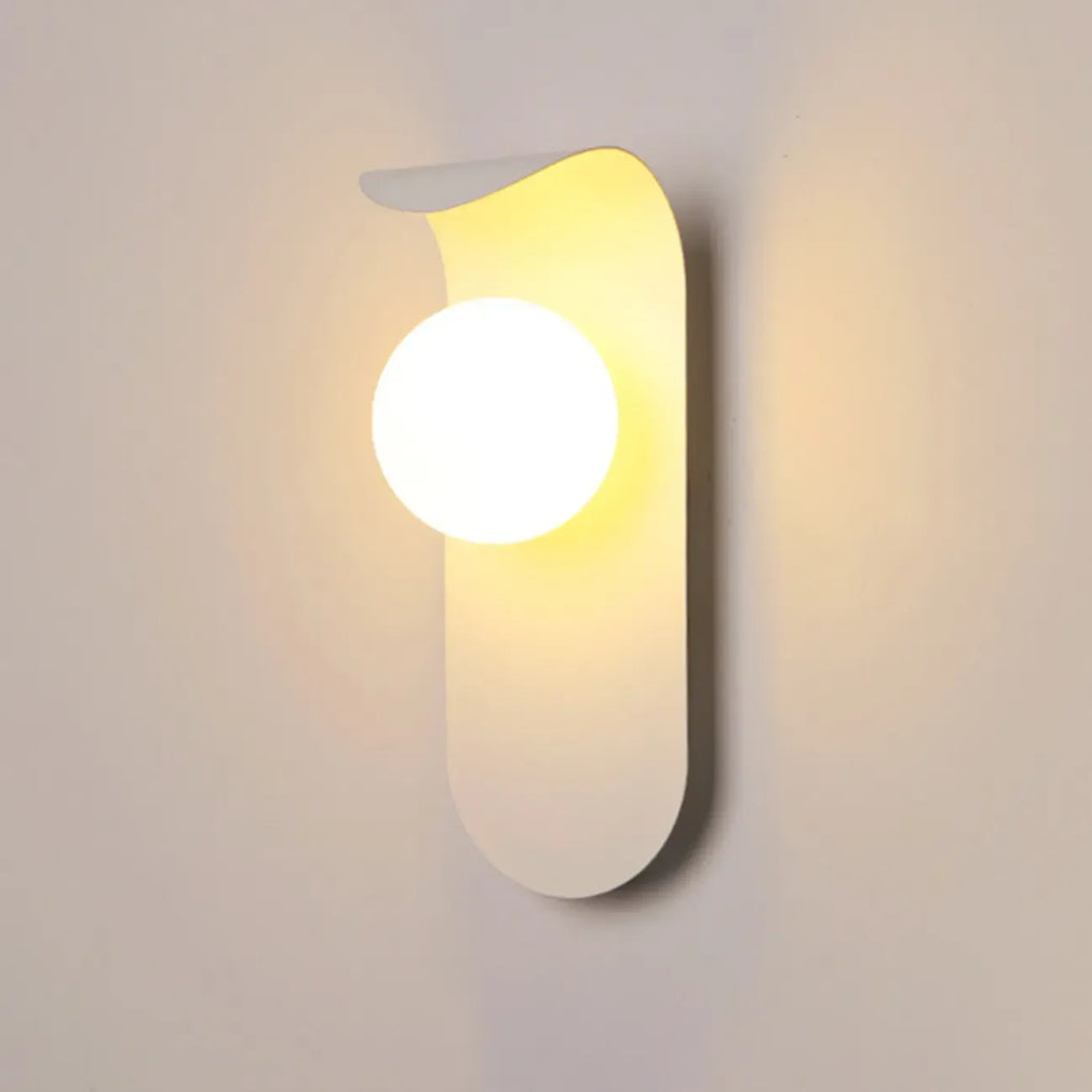 Applique murale minimaliste LED G9, base noire, pour chambre à coucher
