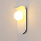 Applique murale minimaliste LED G9, base noire, pour chambre à coucher