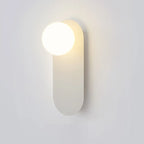 Applique murale minimaliste LED G9, base noire, pour chambre à coucher