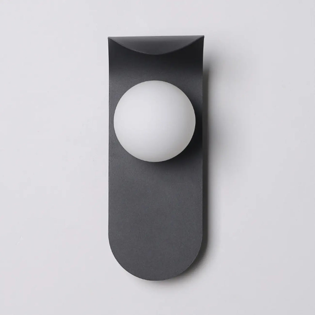 Applique murale minimaliste LED G9, base noire, pour chambre à coucher