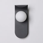 Applique murale minimaliste LED G9, base noire, pour chambre à coucher