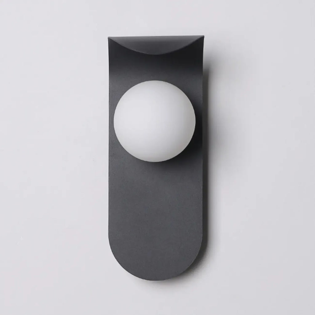 Applique murale minimaliste LED G9, base noire, pour chambre à coucher