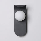 Applique murale minimaliste LED G9, base noire, pour chambre à coucher
