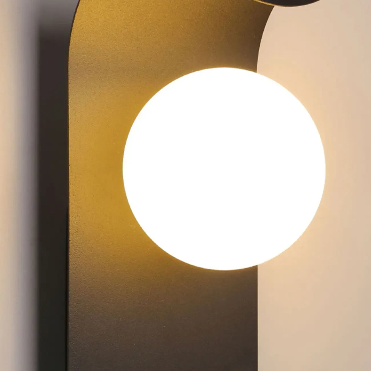 Applique murale minimaliste LED G9, base noire, pour chambre à coucher